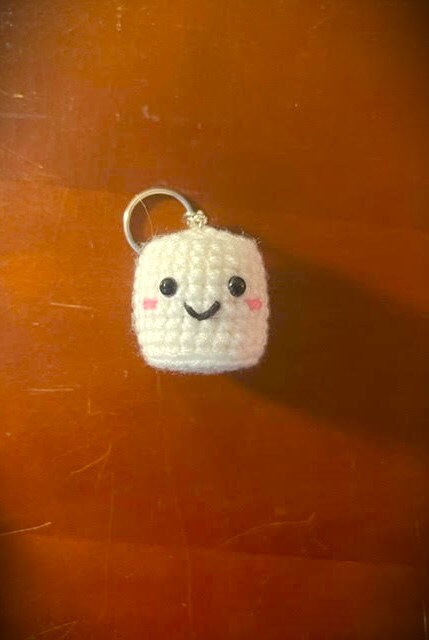 Marshmallow Keychain